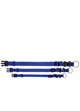 Trixie Classic Collar Nylon strap, fully adjustable, S-M, blue